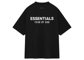 Fear Of God Essentials Jersey Crewneck T-Shirt - Black (FW24)